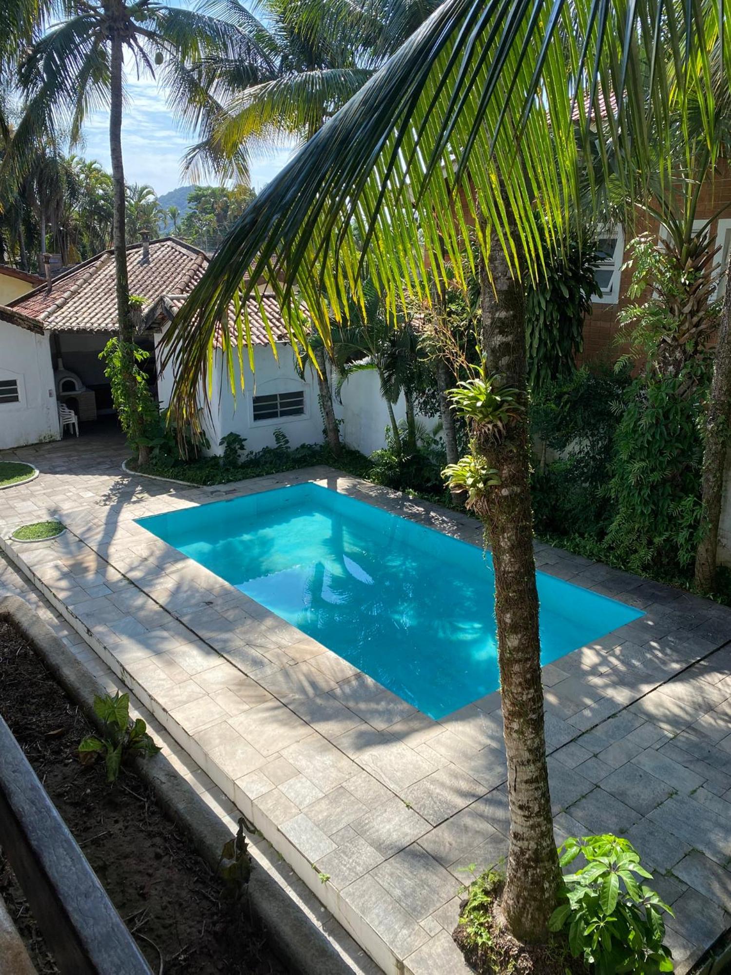 Villa Casarao No Guaruja Com Piscina Exterior foto
