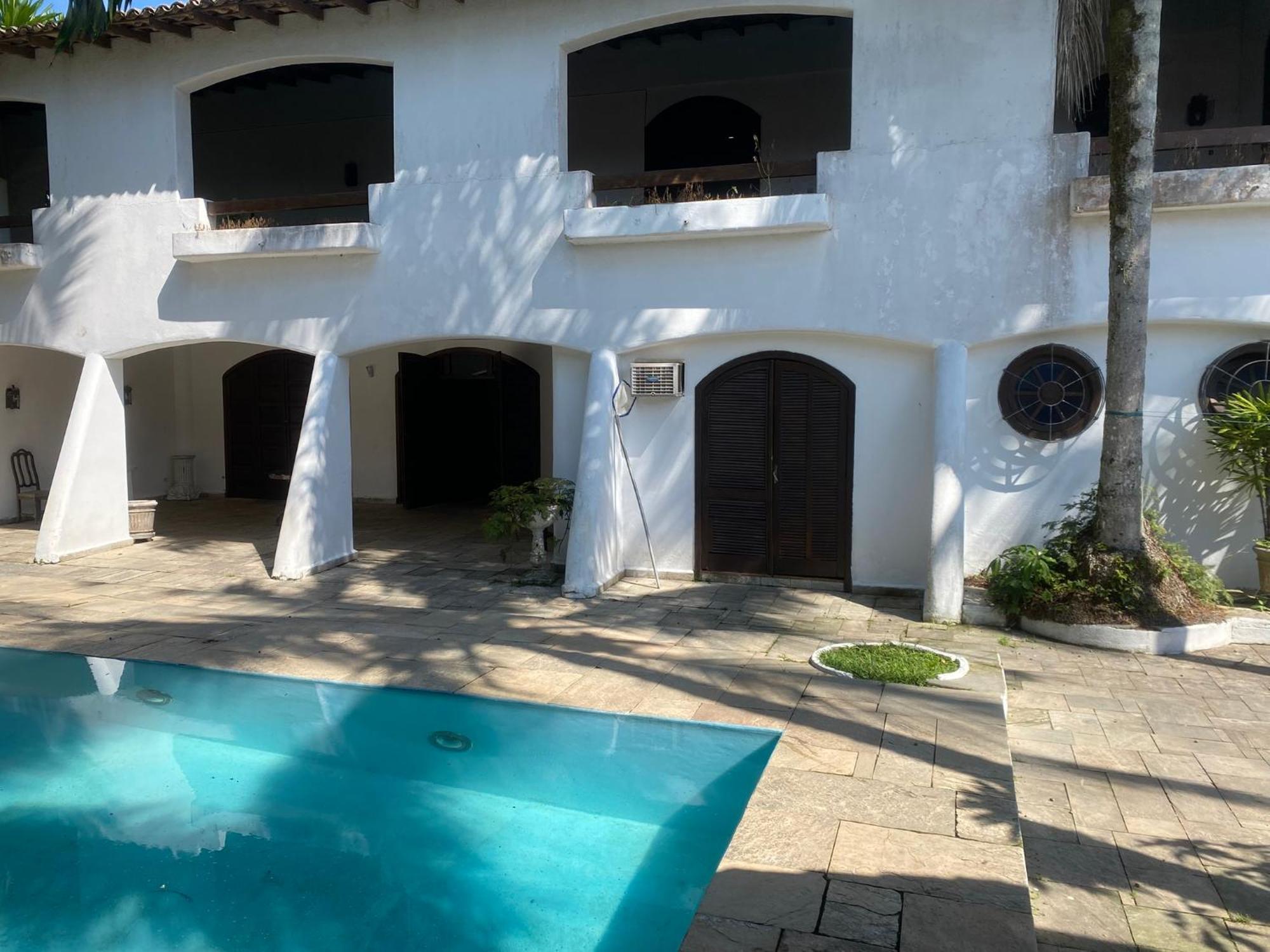 Villa Casarao No Guaruja Com Piscina Exterior foto